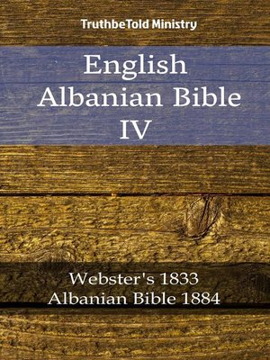 cover image of English Albanian Bible IV